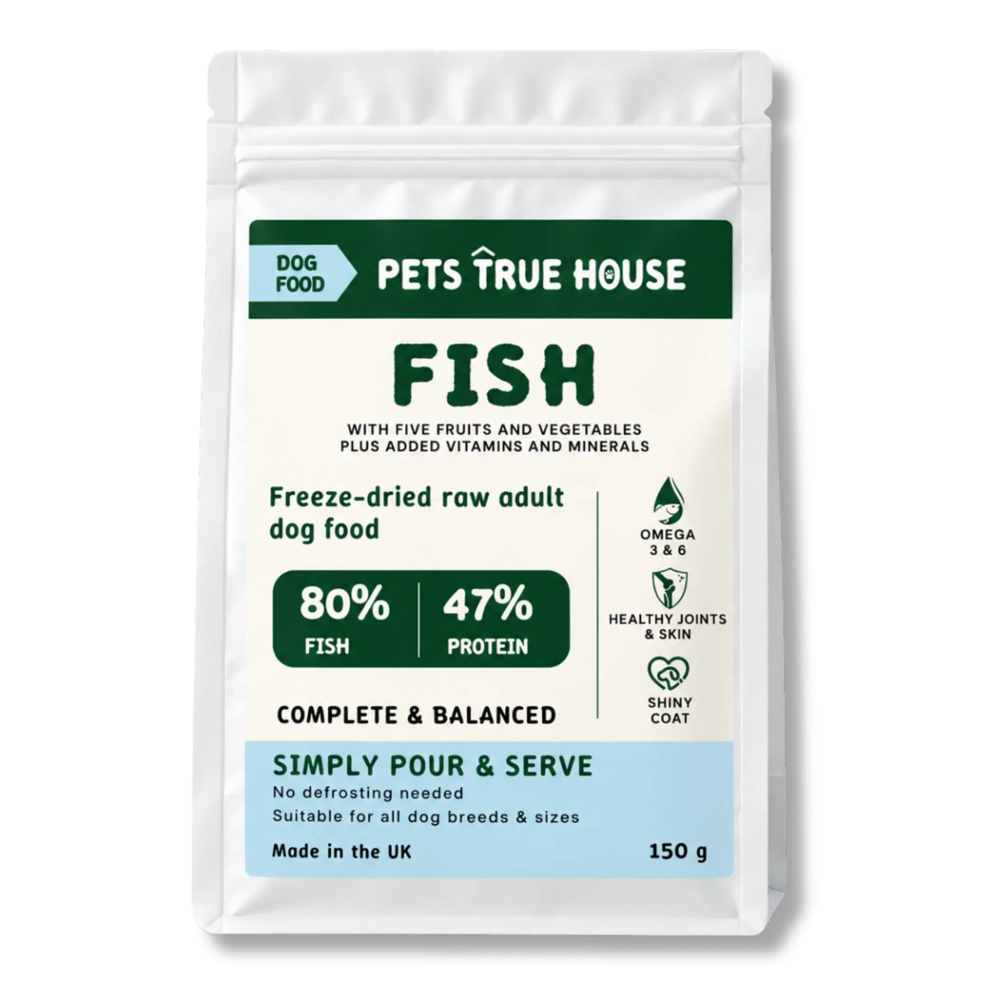 Freeze-Dried Raw Fish Adult Dog Food