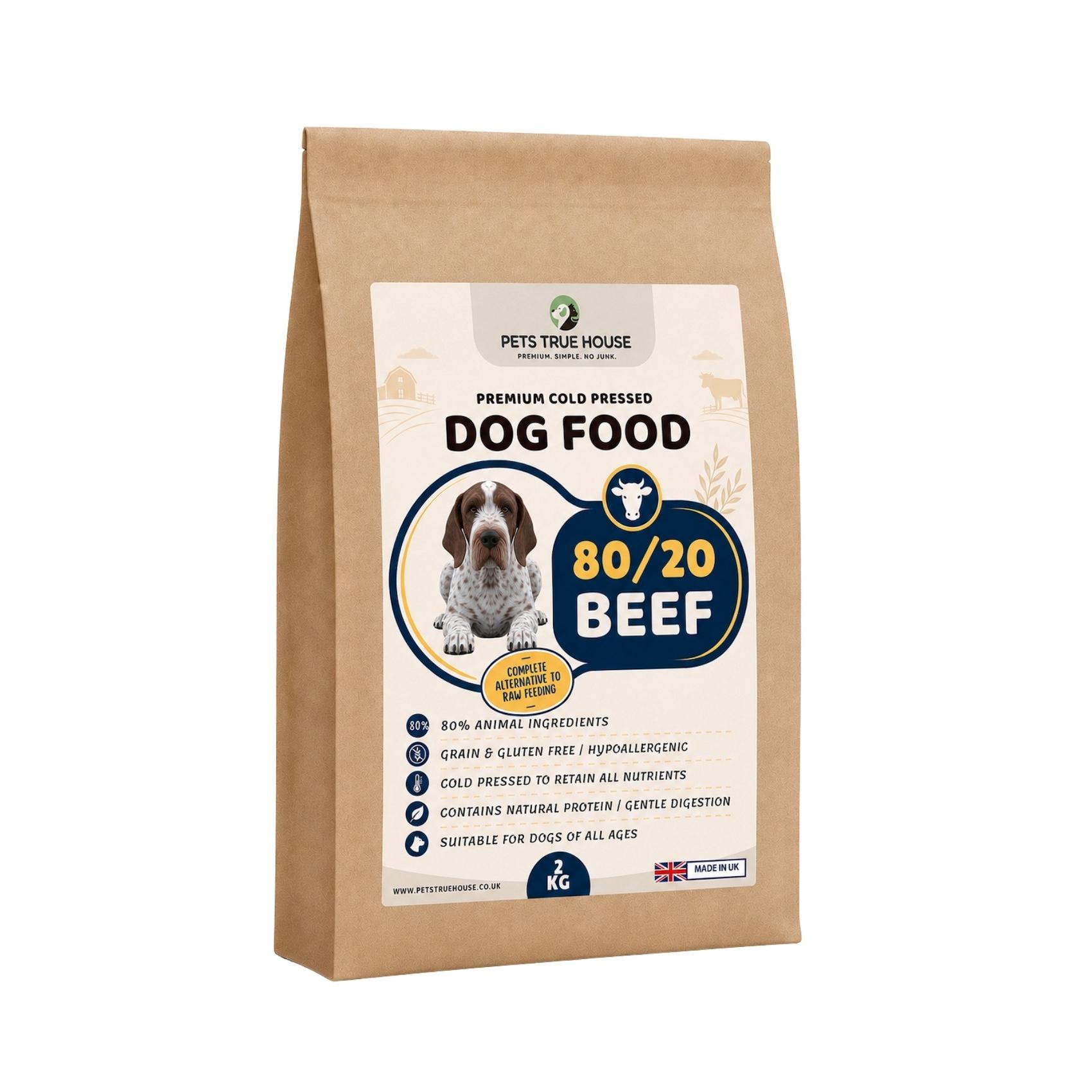 80/20 Beef Cold-Pressed Dog Food